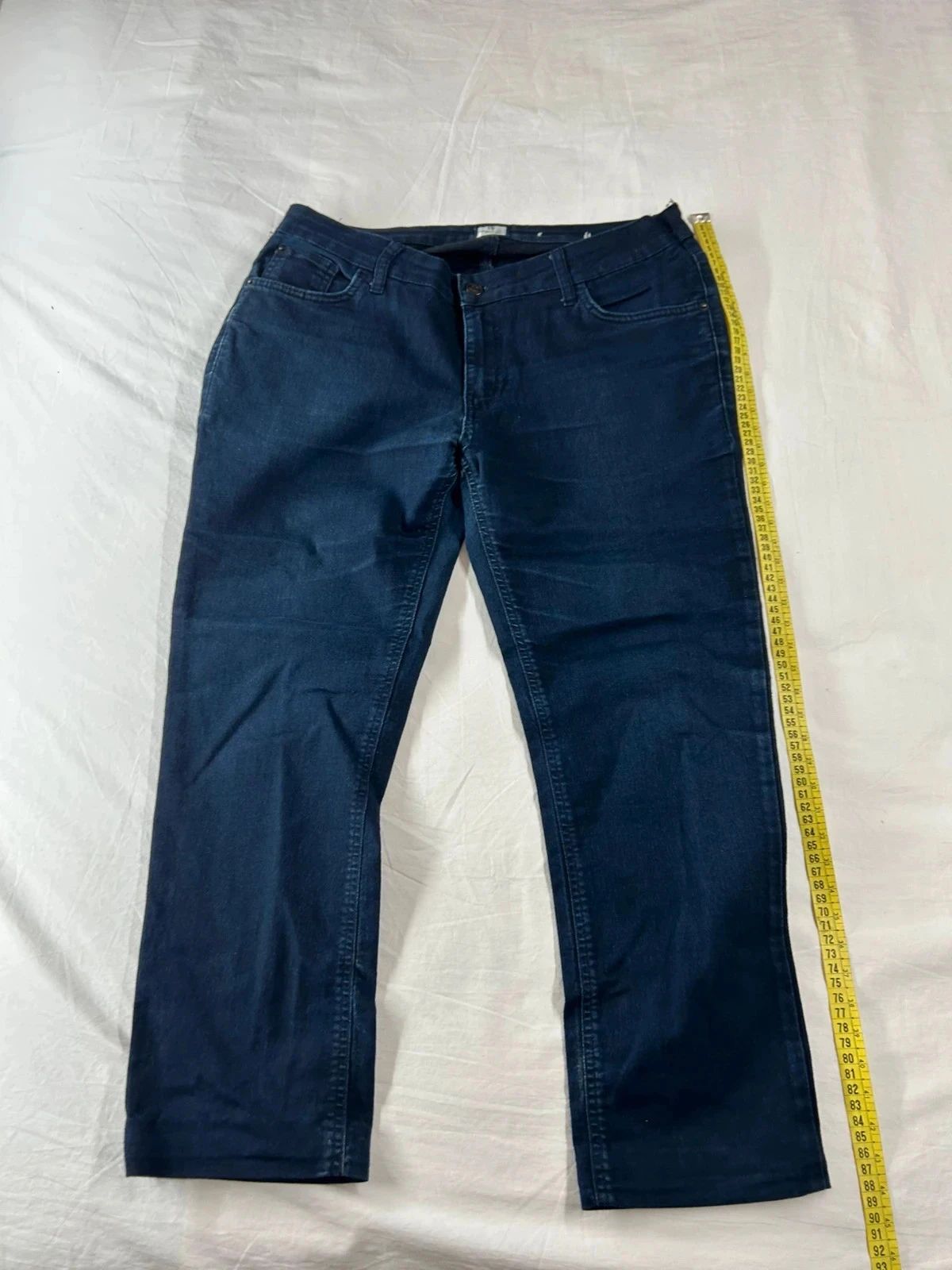Jean bleu marine court vintage w34 l32